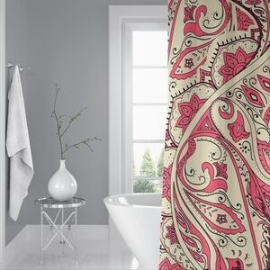MAHAL PINK Shower Curtain By Kavka Designs